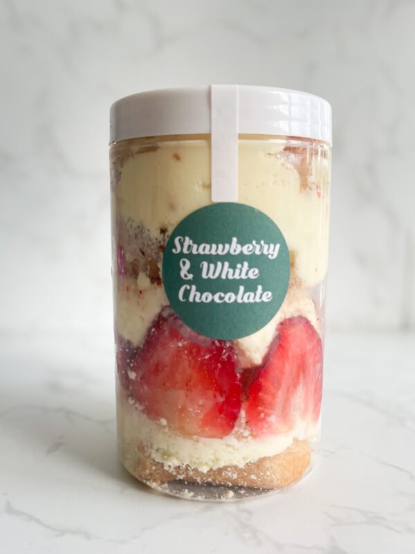 Strawberry & White Chocolate Tiramisu Jar