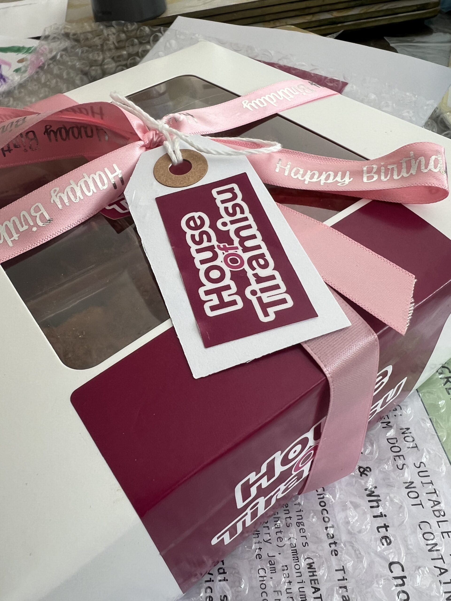 Personalised Tiramisu Treatbox | Alcohol-Free, Halal | Favourite Flavours (box of 4 different dessert cup flavours) - Image 10